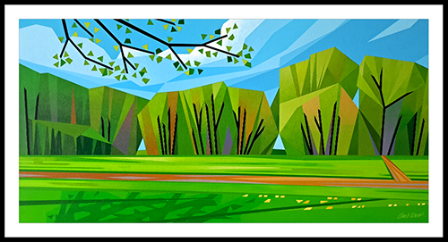 Early Summer contemporary painting by Denys Golden
